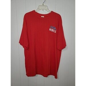 Ole Miss Rebels NCAA Tshirt Mens Size XL Red Short Sleeve "Don't Hate the Playa"